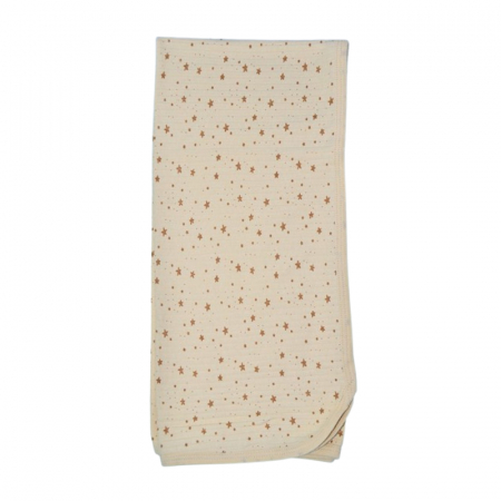 Patura din bumbac 90 x 80 cm, pentru bebelusi, Mini Junior PT0805SB, Bej [1]
