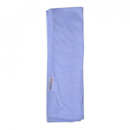 Patura din bumbac 90 x 90 cm, pentru copii, Mini Junior PT0805UA-3, Albastru [1]