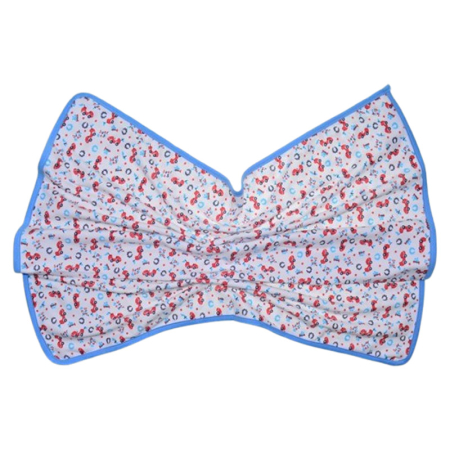 Patura din bumbac cu 2 straturi, 70 x 70 cm, pentru copii, Mini Junior PT1511M, Alb [3]