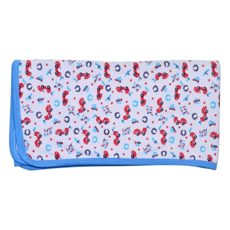 Patura din bumbac cu 2 straturi, 70 x 70 cm, pentru copii, Mini Junior PT1511M, Alb [1]