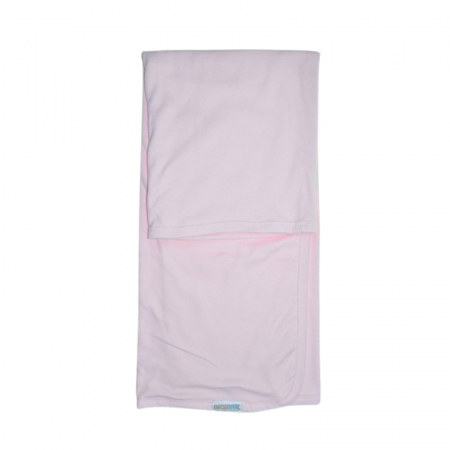 Patura din bumbac cu 2 straturi, 85 x 80 cm, pentru copii, Mini Junior PT0805LR, Roz [1]