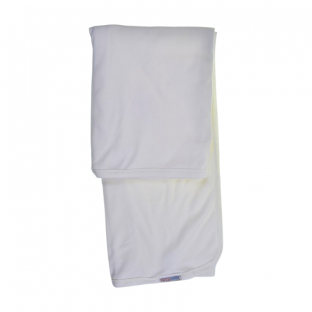 Patura din bumbac cu 2 straturi, 85 x 80 cm, pentru copii, Mini Junior PT0805MR-2, Alb [1]