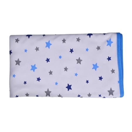 Patura din bumbac cu 2 straturi, 90 x 70 cm, pentru copii, Mini Junior PS1511, Alb [2]