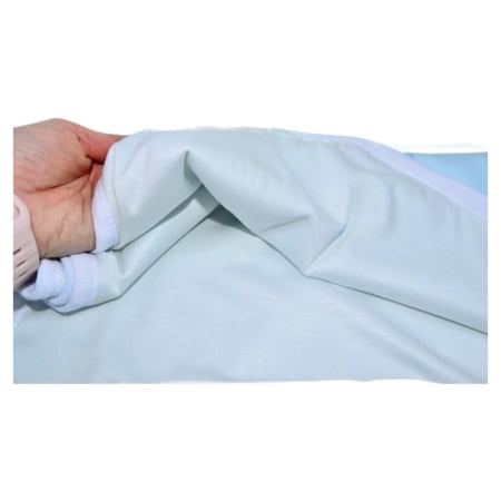 Patura din bumbac si catifea, cu 2 straturi, 80 x 80 cm, pentru fete, Mini Junior PT1511A, Albastru [1]