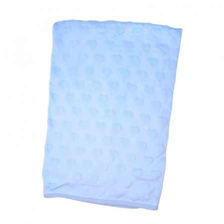 Paturici si pleduri bebelusi - Patura pentru baieti 90 x 90 cm Mini Junior PT-MJ20, Albastru