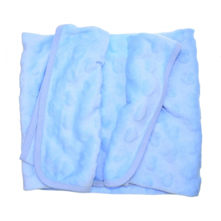 Patura pentru baieti 90 x 90 cm Mini Junior PT-MJ20, Albastru [1]