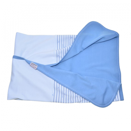 Patura pentru baieti 70 x 80 cm Mini Junior PT-MJ1, Albastru [1]
