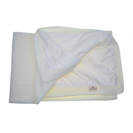 Patura pentru copii 100 x 90 cm Mini Junior PT-MJ25, Crem [1]