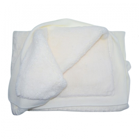 Patura pentru copii 90 x 80 cm Mini Junior PT-MJ29, Crem [1]