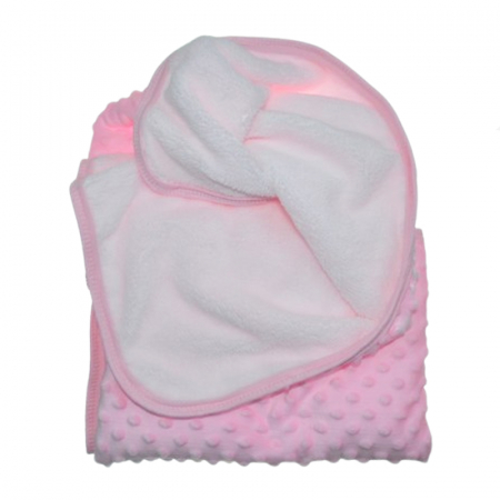Patura pentru copii 80 x 80 cm Mini Junior PT-MJ42, Roz [1]