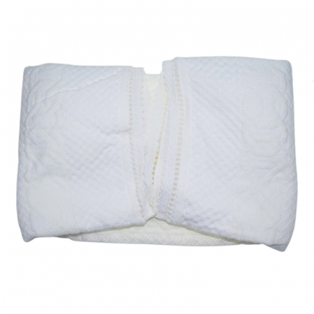 Patura pentru copii 90 x 80 cm Mini Junior PT-MJ44, Alb [2]