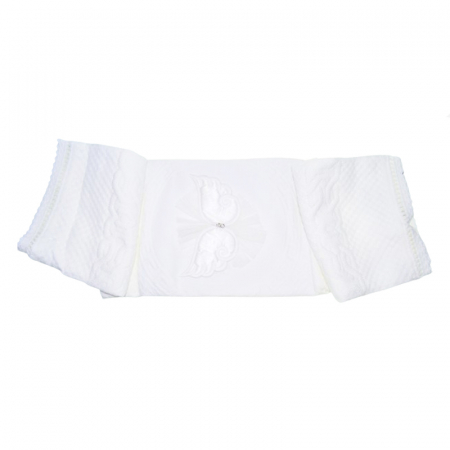 Patura pentru copii 85 x 95 cm Mini Junior PT-MJ3, Alb [1]
