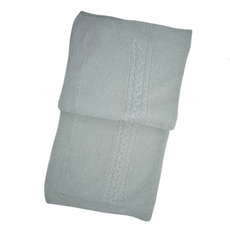 Paturici si pleduri bebelusi - Patura pentru copii 100 x 90 cm Mini Junior PT-MJ24, Gri