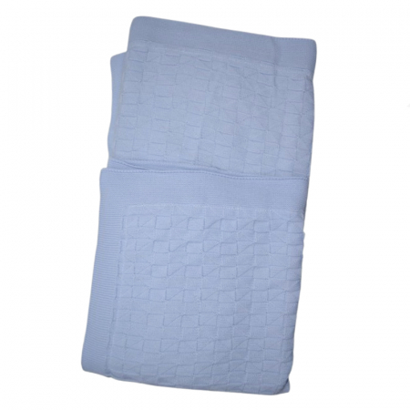 Paturici si pleduri bebelusi - Patura pentru copii 90 x 80 cm Mini Junior PT-MJ31, Albastru