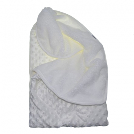 Patura pentru copii 80 x 80 cm Mini Junior PT-MJ40, Alb [2]