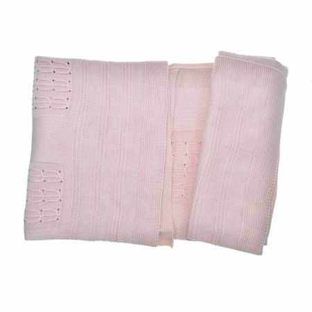 Patura pentru fete 85 x 80 cm Mini Junior PT-MJ12, Roz [2]
