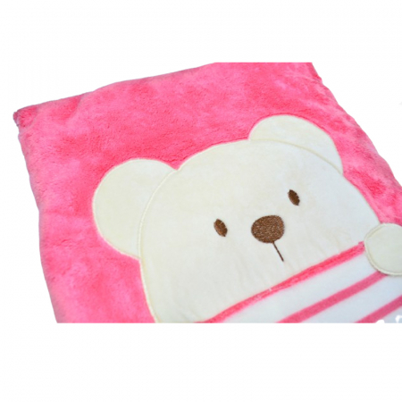 Patura pentru fete 80 x 100 cm Mini Junior PT-MJ11, Fucsia [1]