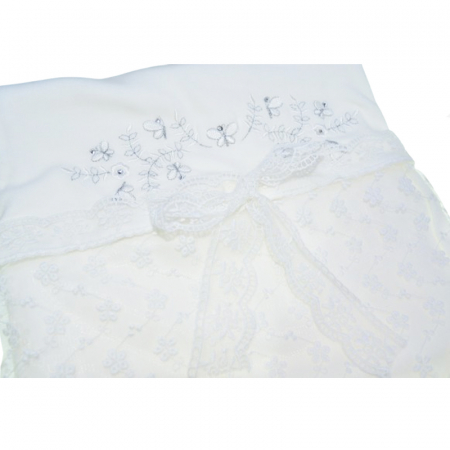 Patura pentru copii 80 x 80 cm Mini Junior PT-MJ9, Alb [1]