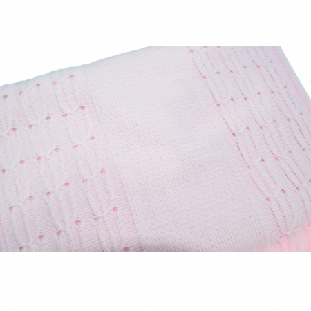 Patura pentru fete 85 x 80 cm Mini Junior PT-MJ13, Roz [1]