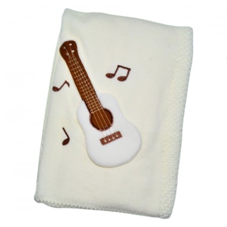 Paturici si pleduri bebelusi - Patura pentru copii 85 x 95 cm Mini Junior PT-2011, Crem