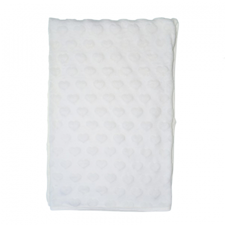 Paturici si pleduri bebelusi - Patura pentru copii 90 x 90 cm Mini Junior PT-MJ22, Alb