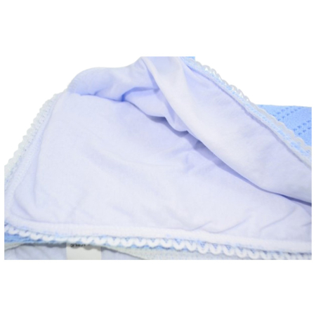 Paturica 80 x 80 cm pentru bebelusi Mini Junior PPB1-AL-0-luni, Albastru [2]