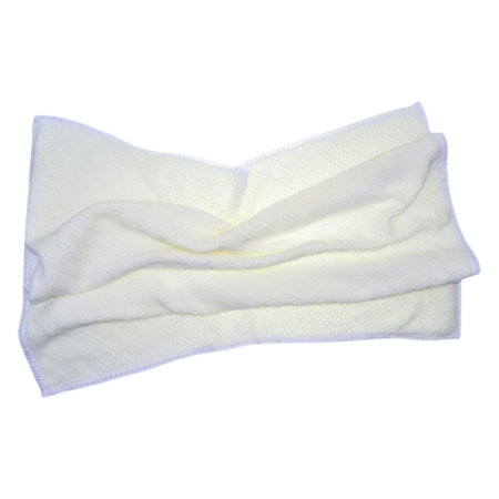 Patura din bumbac si acril, cu 2 straturi, 75 x 75 cm pentru bebelusi, Mini Junior PPB2C, Crem [2]