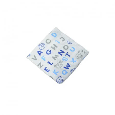 Paturici si pleduri bebelusi - Paturica 80 x 80 cm pentru bebelusi Mini Junior PBMini JuniorB4, Alb