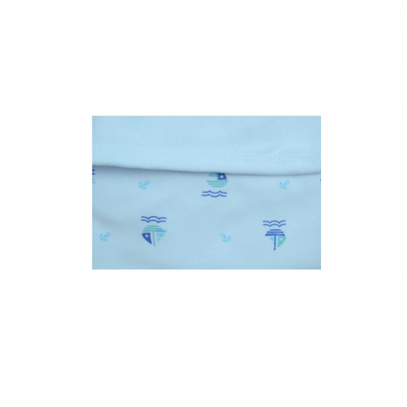 Paturica bumbac 78 x 78 cm pentru bebelusi Mini Bimbi PLDMB5, Alb [1]