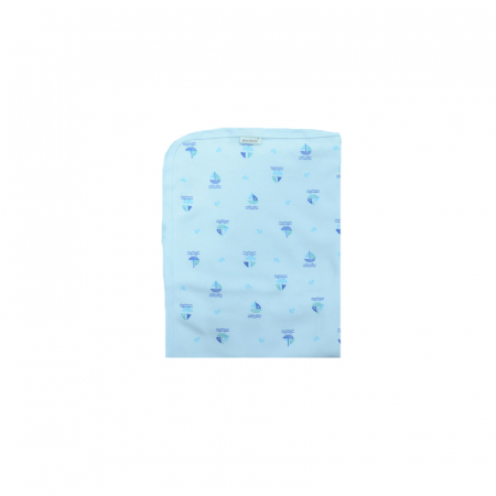 Paturici si pleduri bebelusi - Paturica bumbac 78 x 78 cm pentru bebelusi Mini Bimbi PLDMB5, Alb