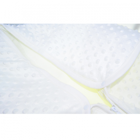 Paturica de infasat tip port bebe 88 x 88 cm Mini Junior PRTB-MJ2, Crem [1]