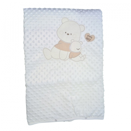 Paturica de infasat tip port bebe 88 x 88 cm Mini Junior PRTB-MJ5, Crem [3]