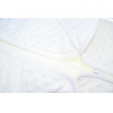 Paturica de infasat tip port bebe 88 x 88 cm Mini Junior PRTB-MJ5, Crem [1]