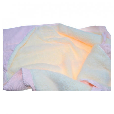 Paturica de infasat tip port bebe, 90 x 80 cm, Mini Junior PT3702R, Roz [2]