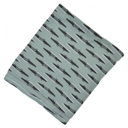 Paturici si pleduri bebelusi - Paturica din bumbac pentru copii 90 x 80 cm Mini Junior P240623-4, Verde