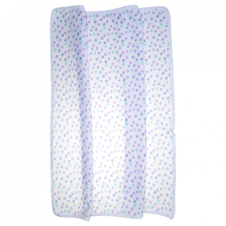 Paturici si pleduri bebelusi - Paturica din bumbac pentru fete 70 x 70 cm Mini Junior 090923-7, Alb