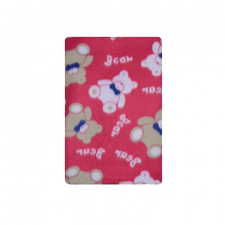 Paturica groasa 80 x 100 cm pentru bebelusi Mini Junior PGFU01-RO, Rosu [0]