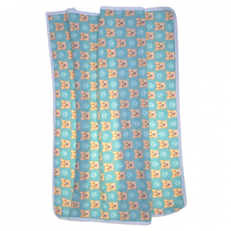Paturici si pleduri bebelusi - Paturica pentru copii 75 x 65 cm Mini Junior 090923-12, Turcoaz
