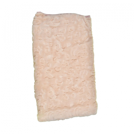 Paturici si pleduri bebelusi - Paturica pufoasa pentru copii 130 x 100 cm, Mini Junior PTPF-MJ2, Coral