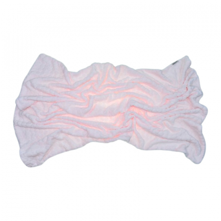 Paturica pufoasa pentru copii, cu bule, 105 x 85 cm, Mini Junior 95024-02, Roz [1]