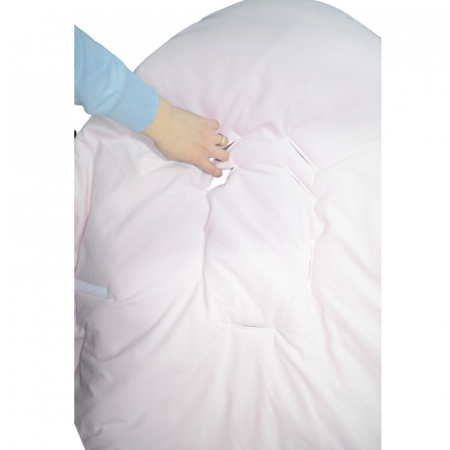 Paturica universala 90 x 90 cm pentru scoica auto Belisima Koliberki P02-0658, Roz [2]