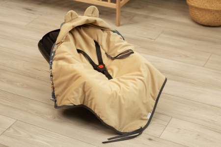 Paturica universala, 90 x 90 cm, pentru scoica auto, Sensillo 396033, Albastru [2]