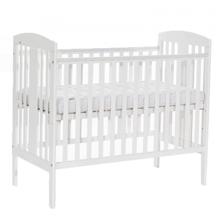Patut de lemn - Patut 120 x 60 cm din lemn Drewex Tom 003627, Alb