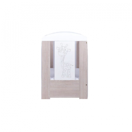 Patut din lemn pentru copii Drewex Zyrafka 120 x 60 cm 000145, Crem [1]