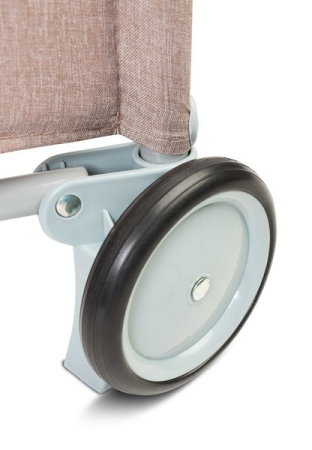 Patut pliabil, ideal pentru calatorii, joaca dar si patut traditional BASIC PLUS Caretero 300355, Bej [7]