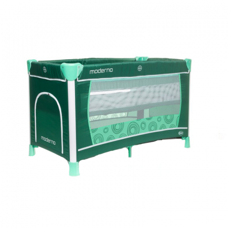 Patut pliabil - Patut pliabil pentru baieti 4Baby Moderno PPBM4-V, Verde