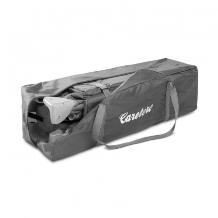 Patut pliant voiaj ultraportabil pentru copii, usor de transportat, ideal pentru calatorii, material rezistent Caretero Basic Plus 290623GR, Gri [5]