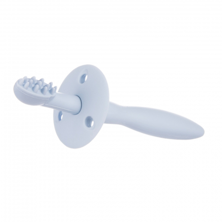 Periuta de dinti cu inel de protectie 0+ luni Canpol Babies 51/500, Albastru [2]