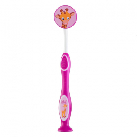 Periute dinti - Periuta de dinti cu inel de protectie 3-6 ani Chicco 075201-2, Mov