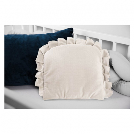 Perna cu volanase pentru copii 35 x 25 cm Sensillo 4636, Crem [2]